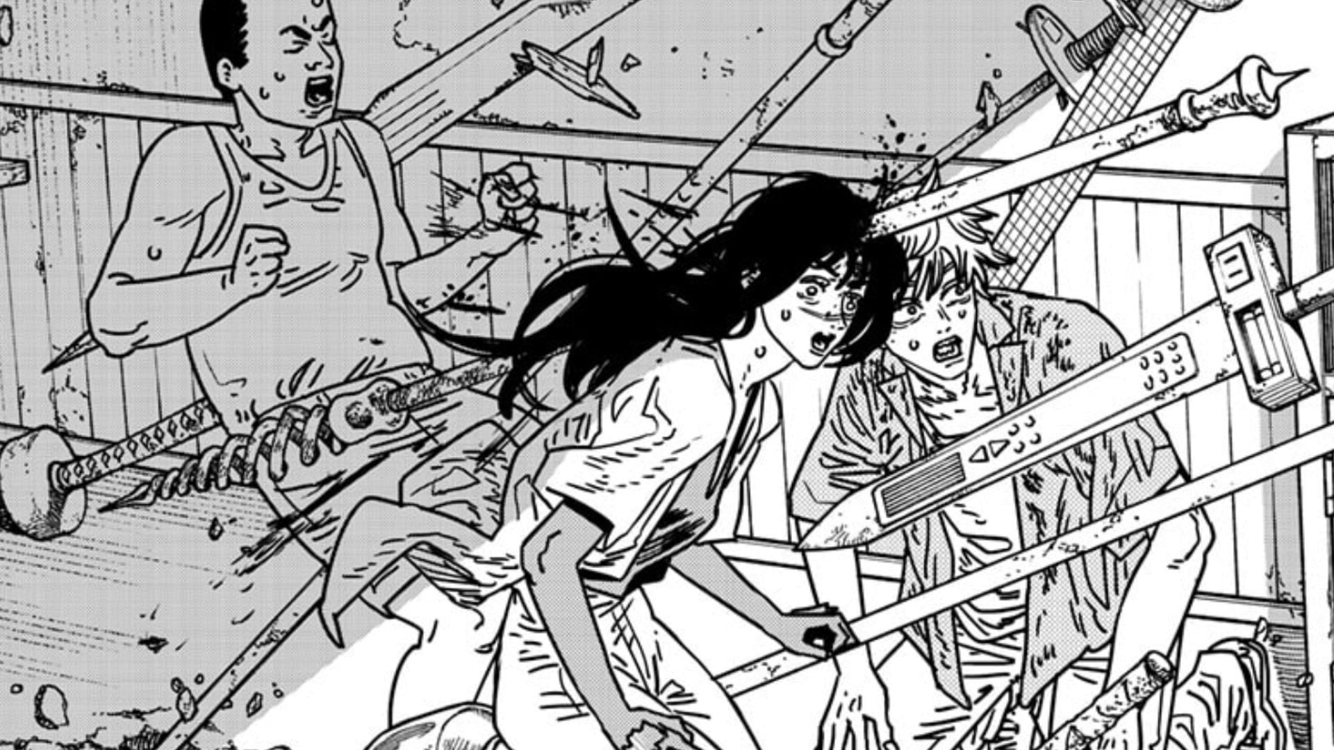 Yoru and Denji as seen in Chainsaw Man (Image via Shueisha)